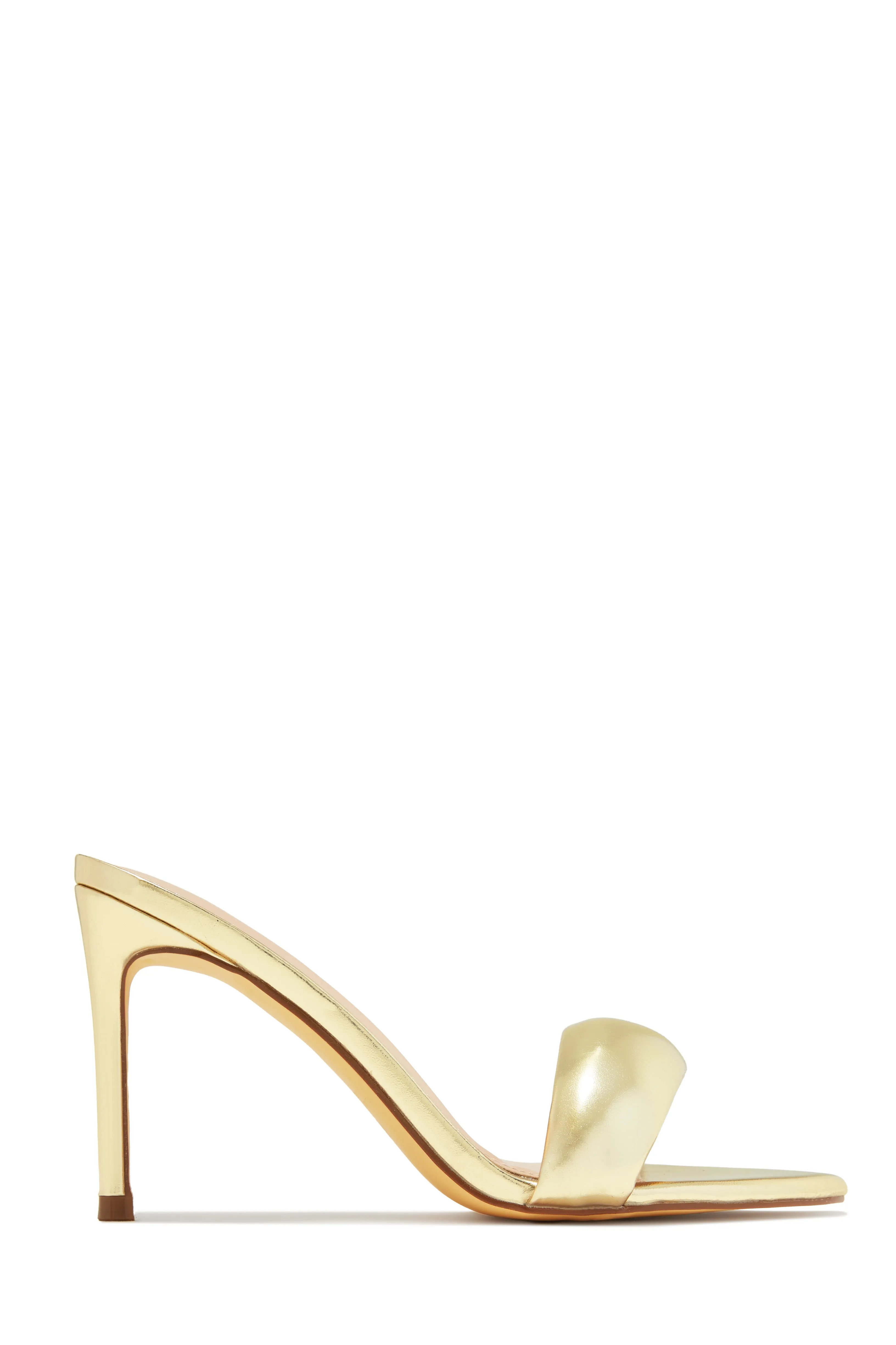 Alisha Mid Heel Mules - Orange