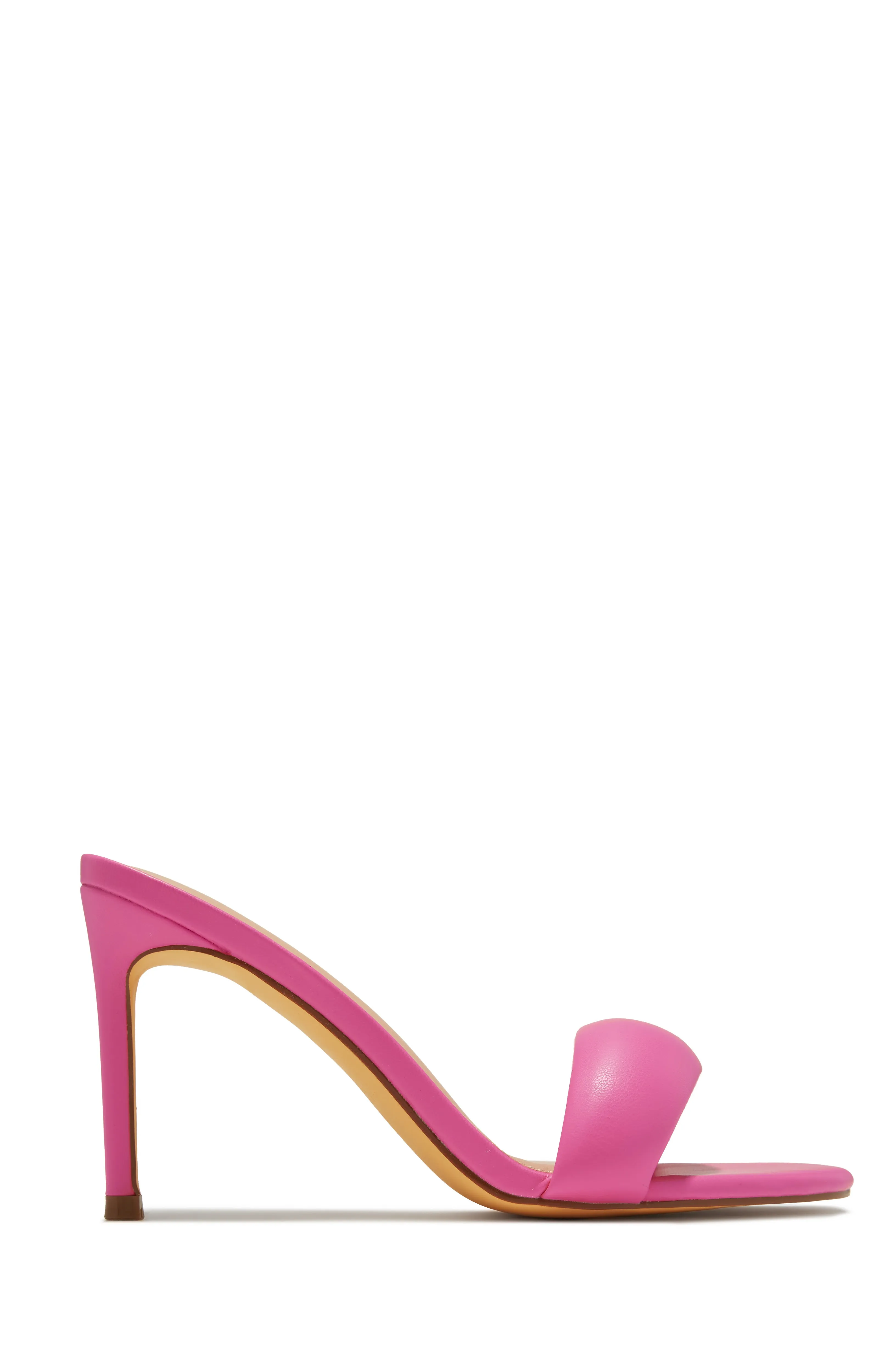 Alisha Mid Heel Mules - Orange