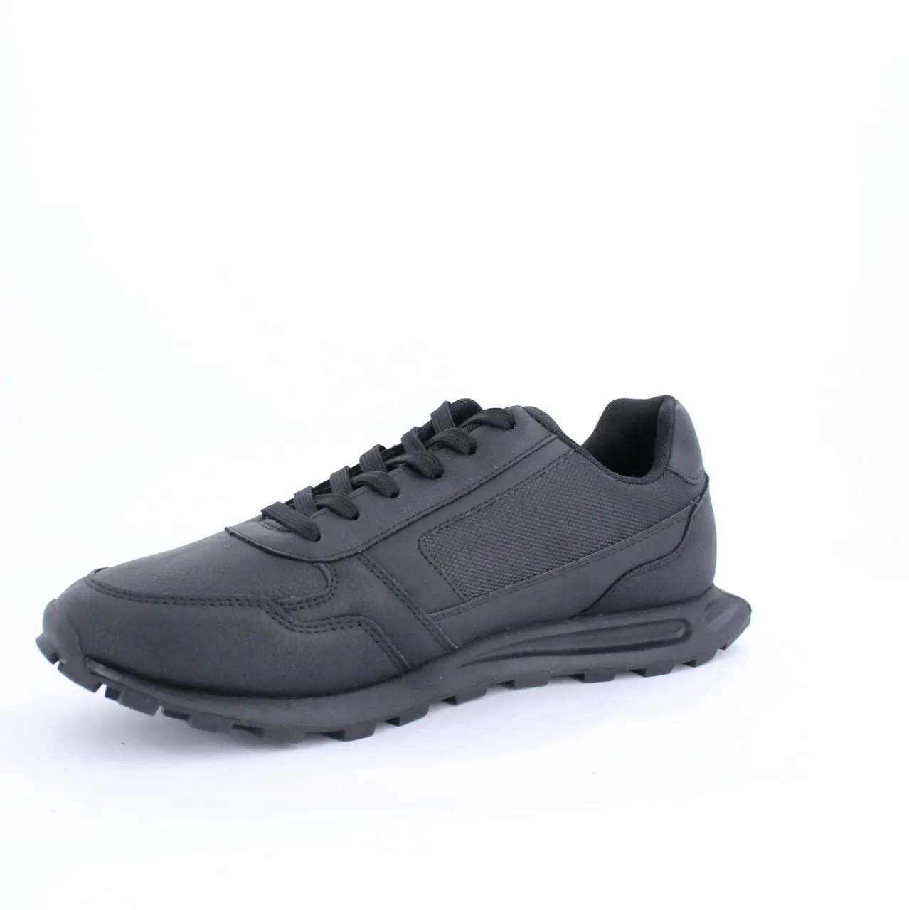 ASHMORE MENS LACEUP SNEAKERS-BLACK