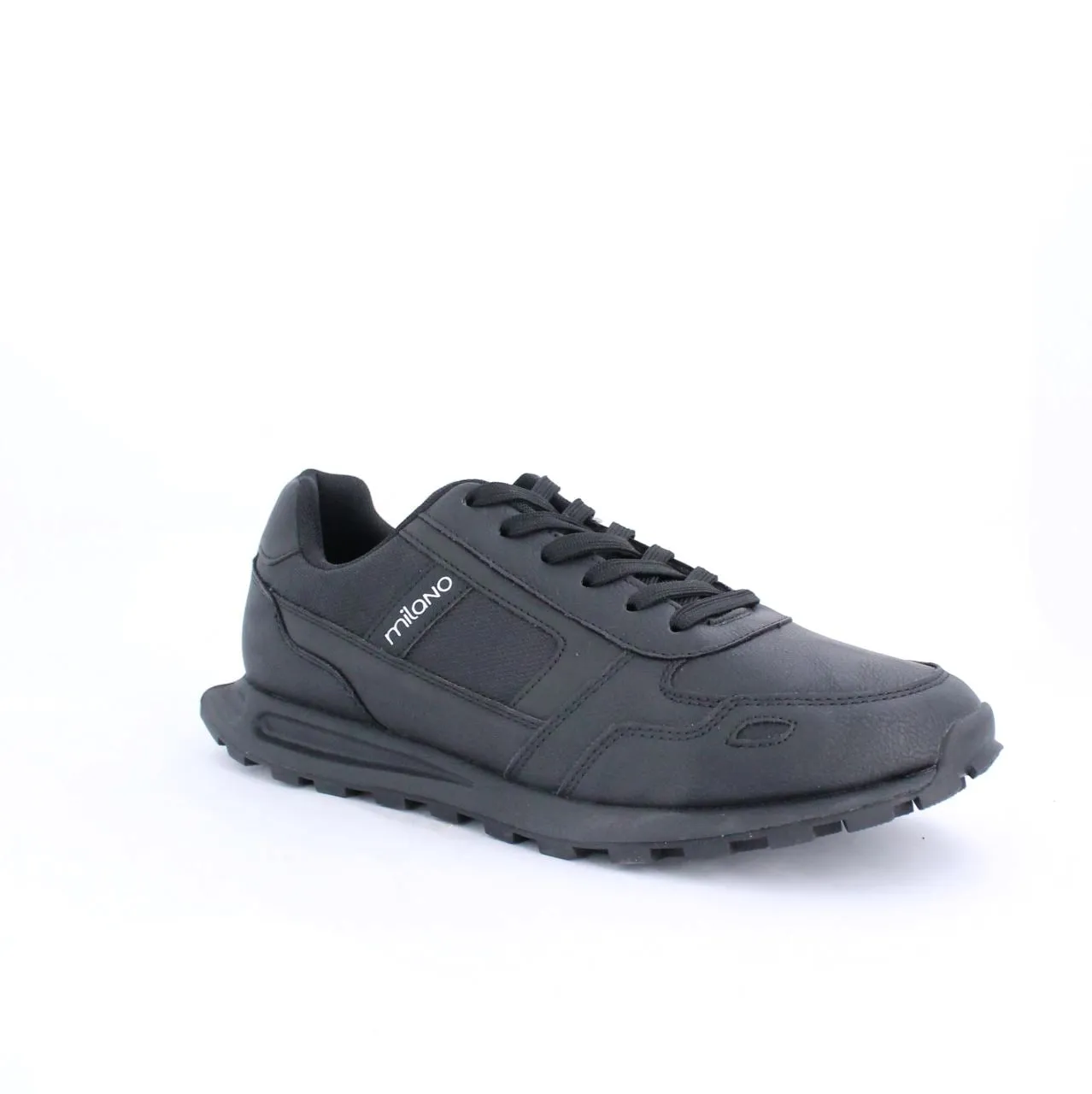 ASHMORE MENS LACEUP SNEAKERS-BLACK