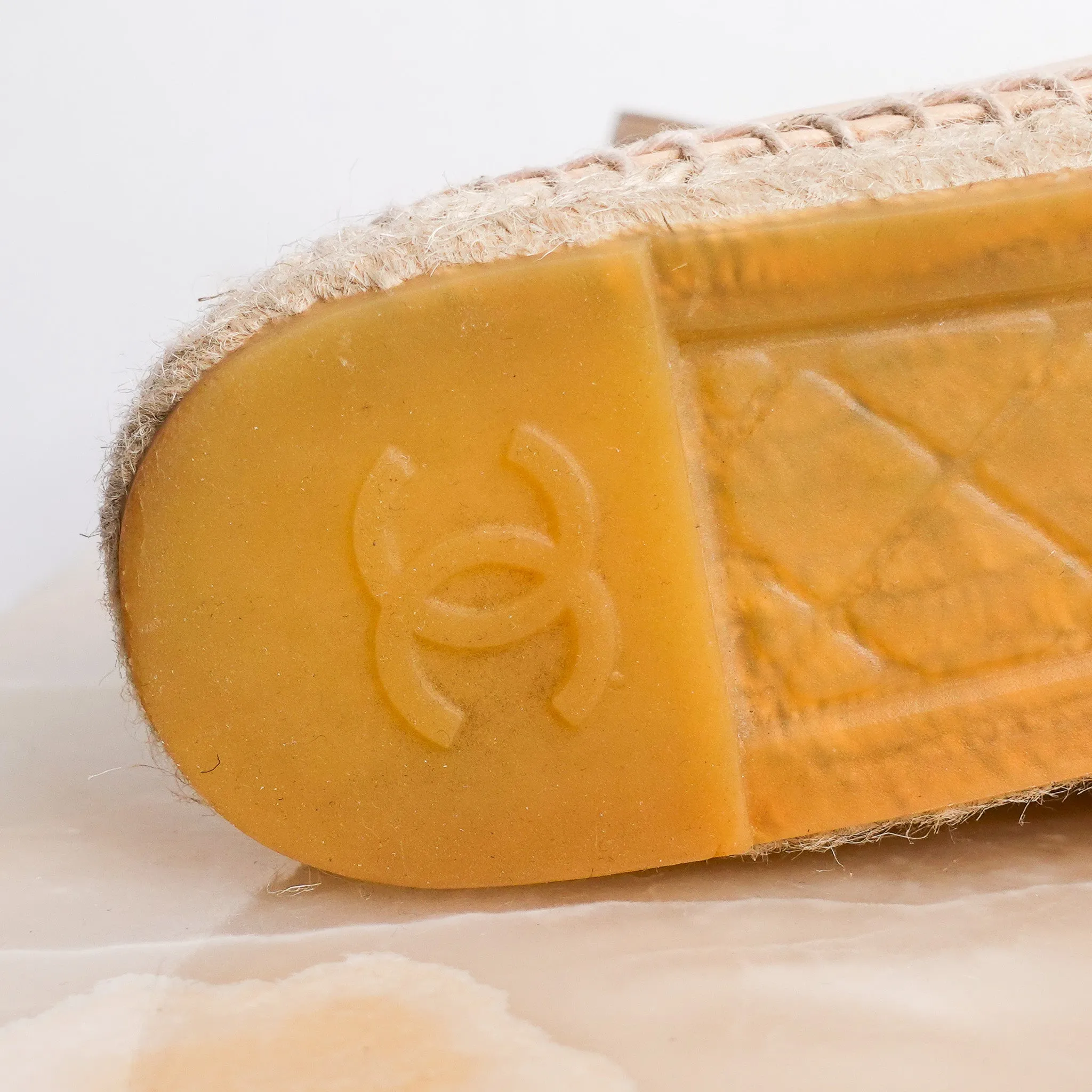 Bicolour espadrilles RRP £730
