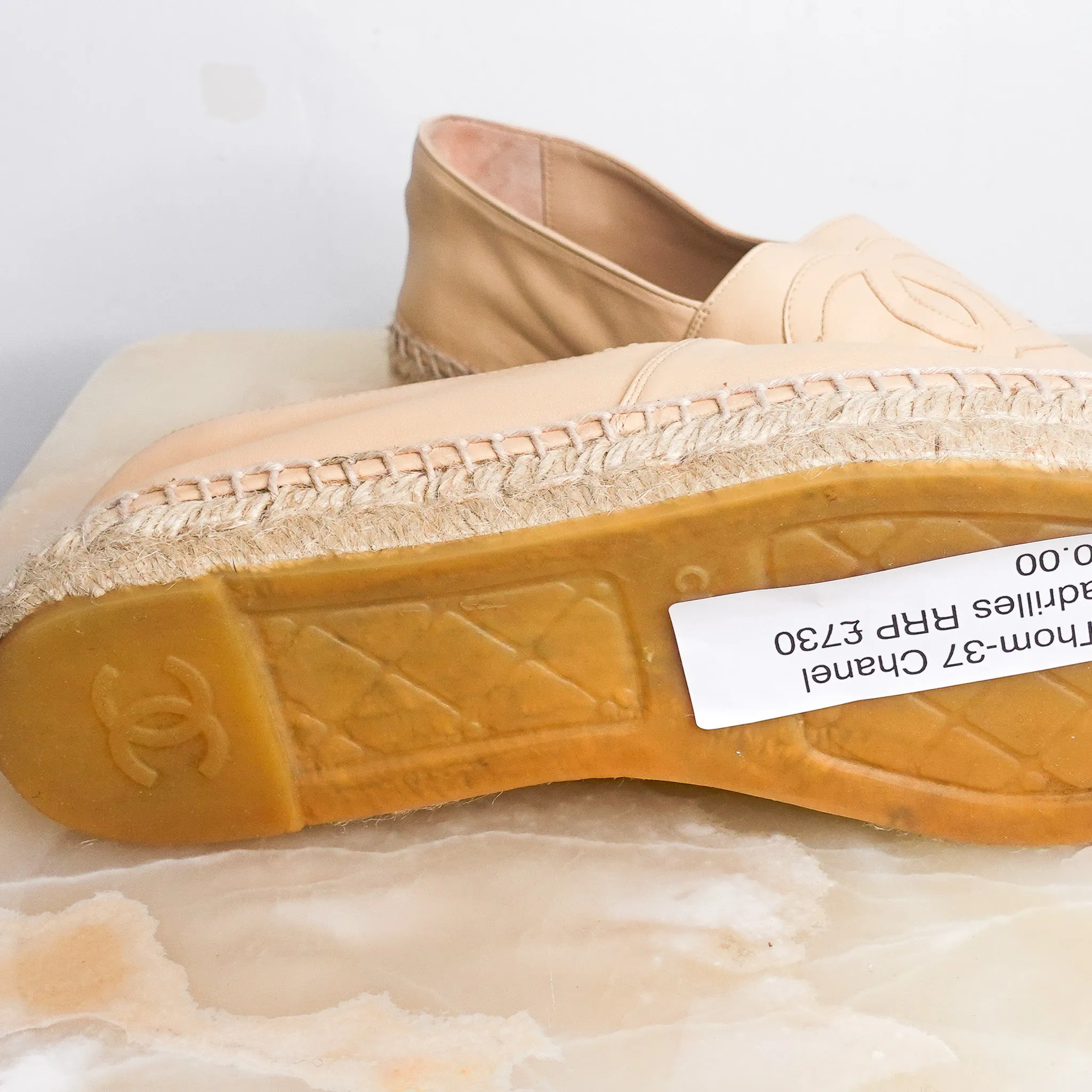 Bicolour espadrilles RRP £730