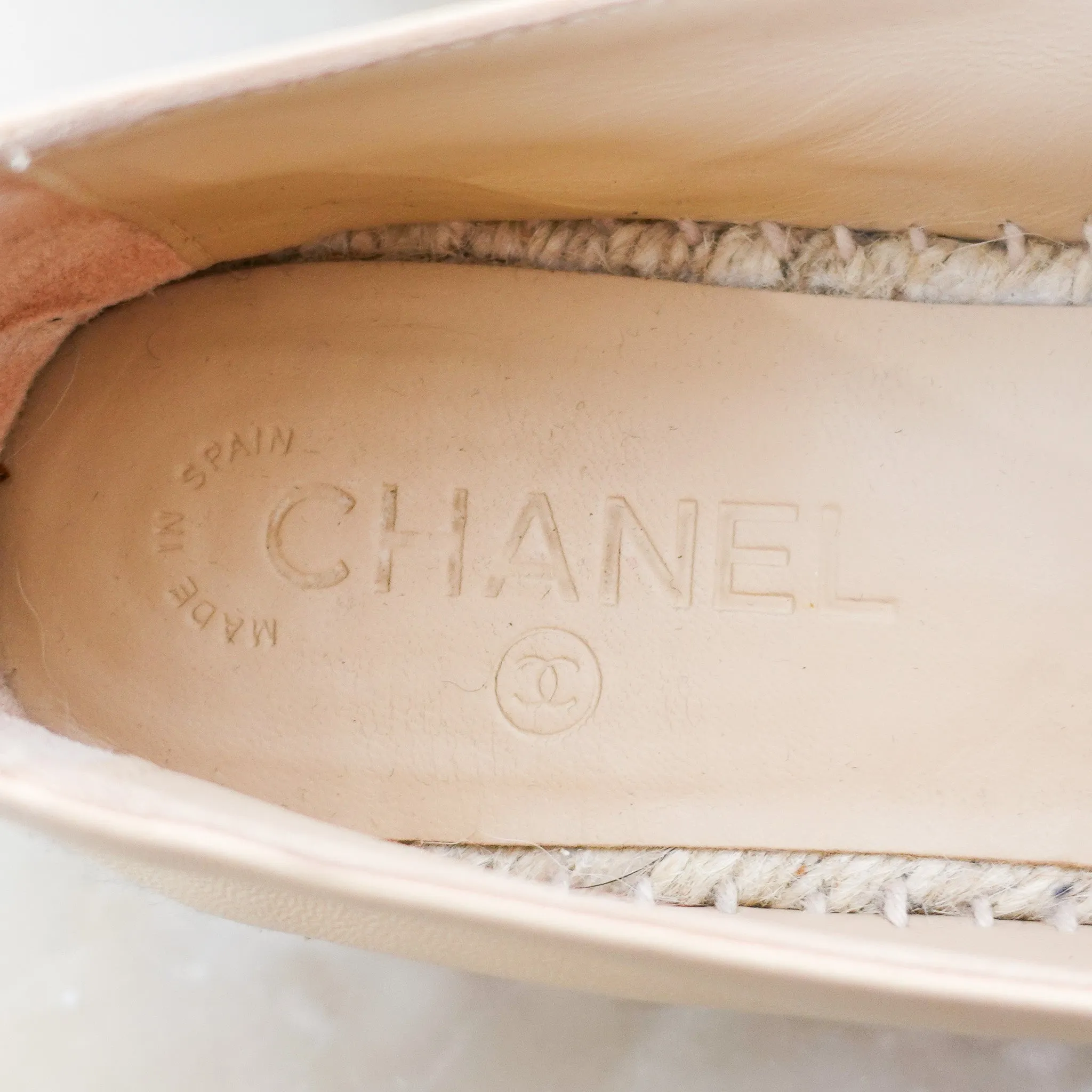 Bicolour espadrilles RRP £730