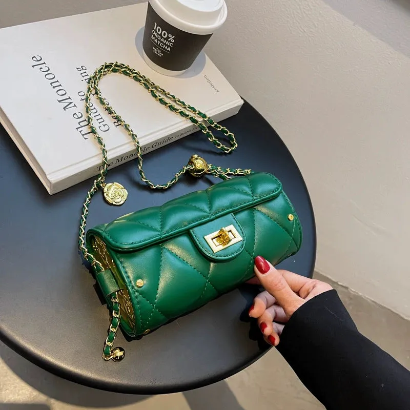 Carol & John's Papillon Rhombus Gold Chain Bag