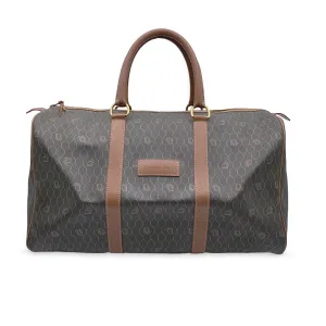 Christian Dior Vintage Monogram Duffle Travel Unisex Bag Handbag