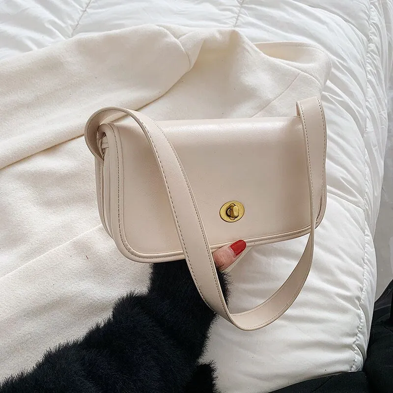 Christmas Gift Autumn/winter Texture Bag 2021 New Female Bag Niche Shoulder Bag Underarm Bag High Fashion Square Bag Handbag