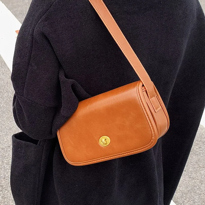 Christmas Gift Autumn/winter Texture Bag 2021 New Female Bag Niche Shoulder Bag Underarm Bag High Fashion Square Bag Handbag