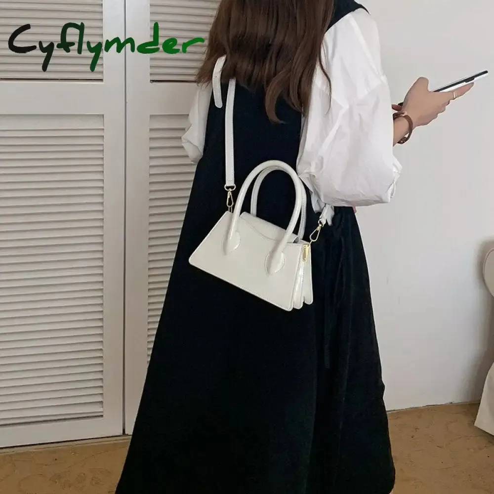 Cyflymder Fashion Pink Small Square Women Clutch Purse Handbags New Simple Ladies Messenger Bag Solid Color Female Shoulder Crossbody Bags