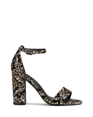 Doritt Heel Gold Embroidery Fabric