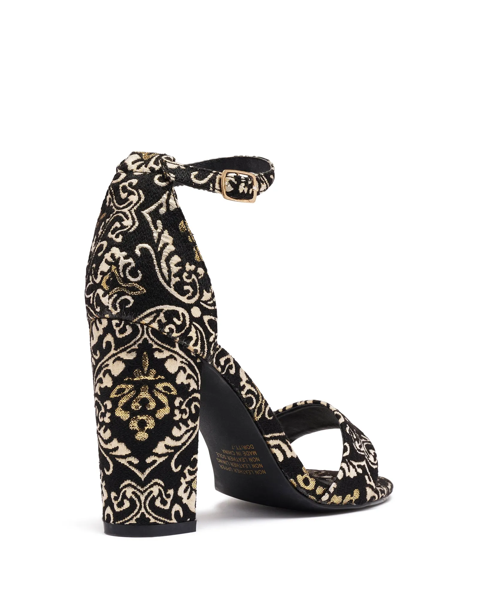 Doritt Heel Gold Embroidery Fabric