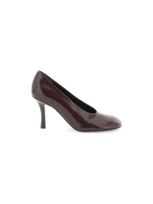 Glossy Leather Baby Pumps