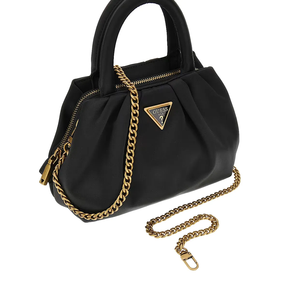 Guess - Tori Black satin Mini Handbag - HWEB6856760 - BLACK