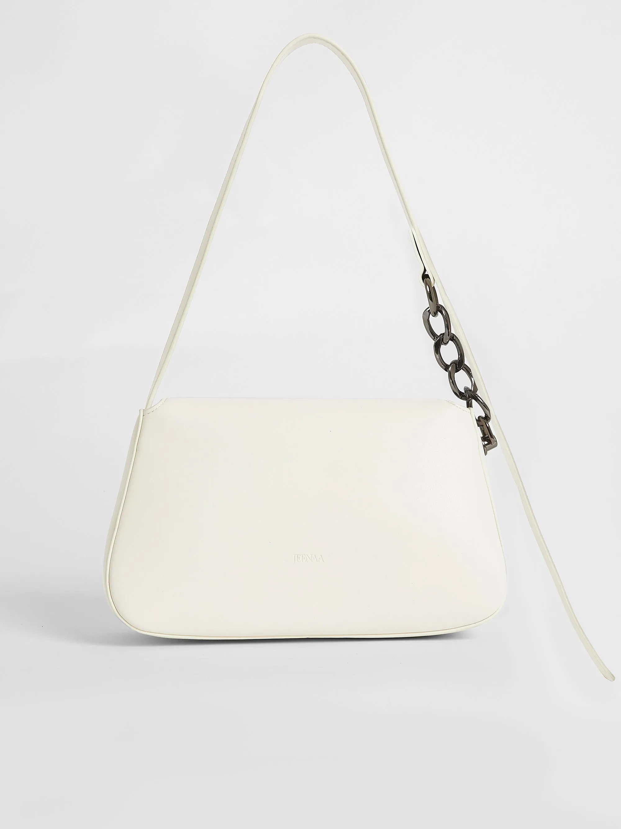 Jeenaa X Chain Baguette Bag