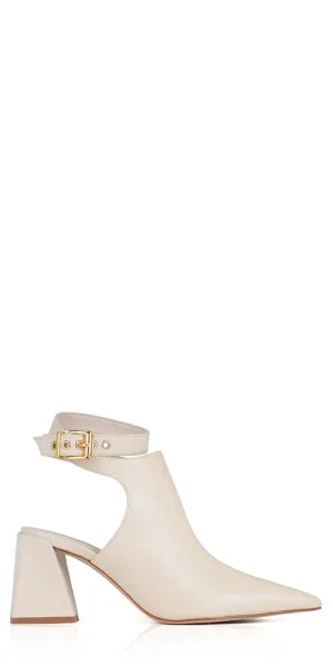 Kala Leather Cutout Heels