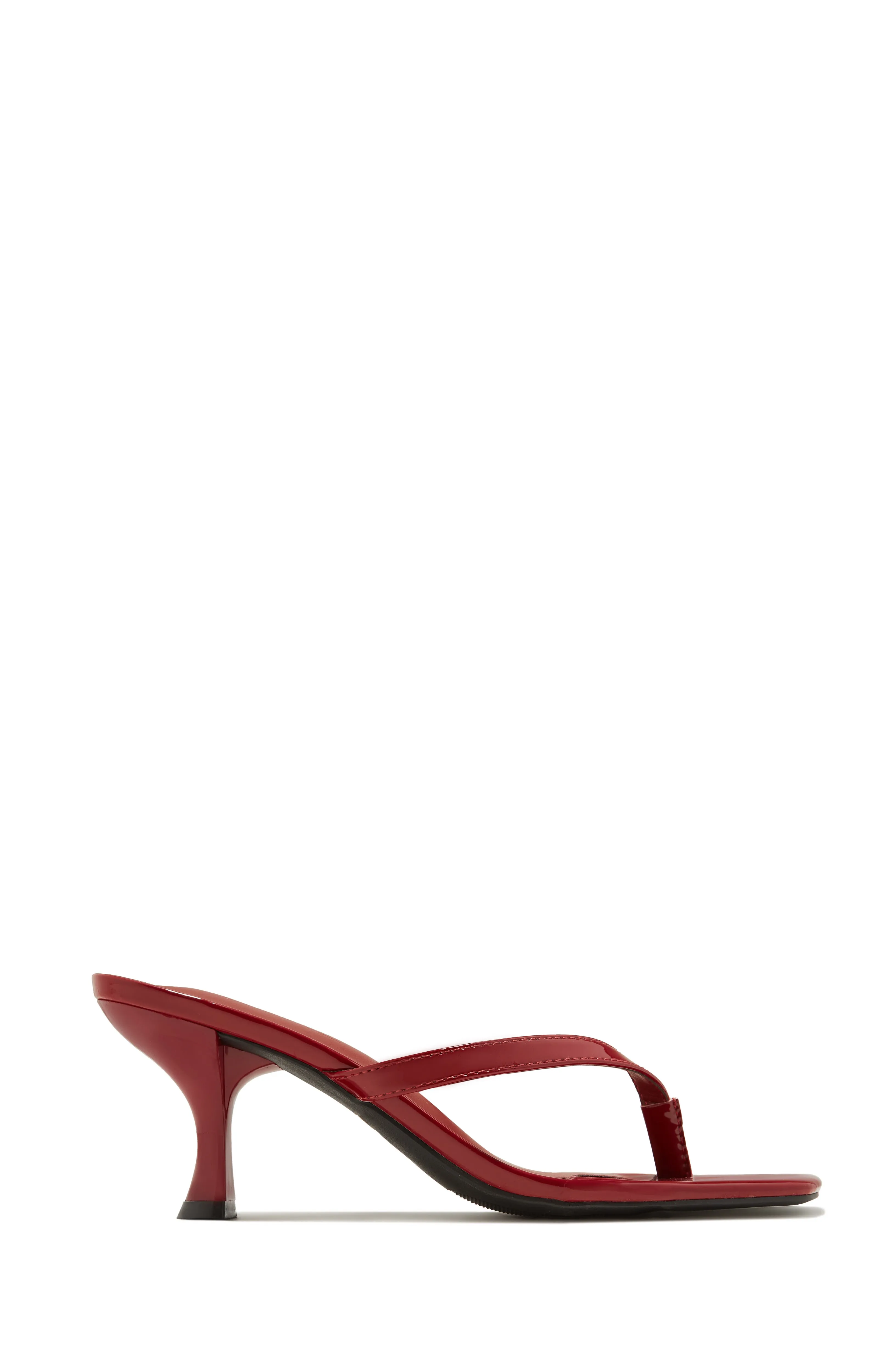 Karley Mid Heel Mules - Chestnut