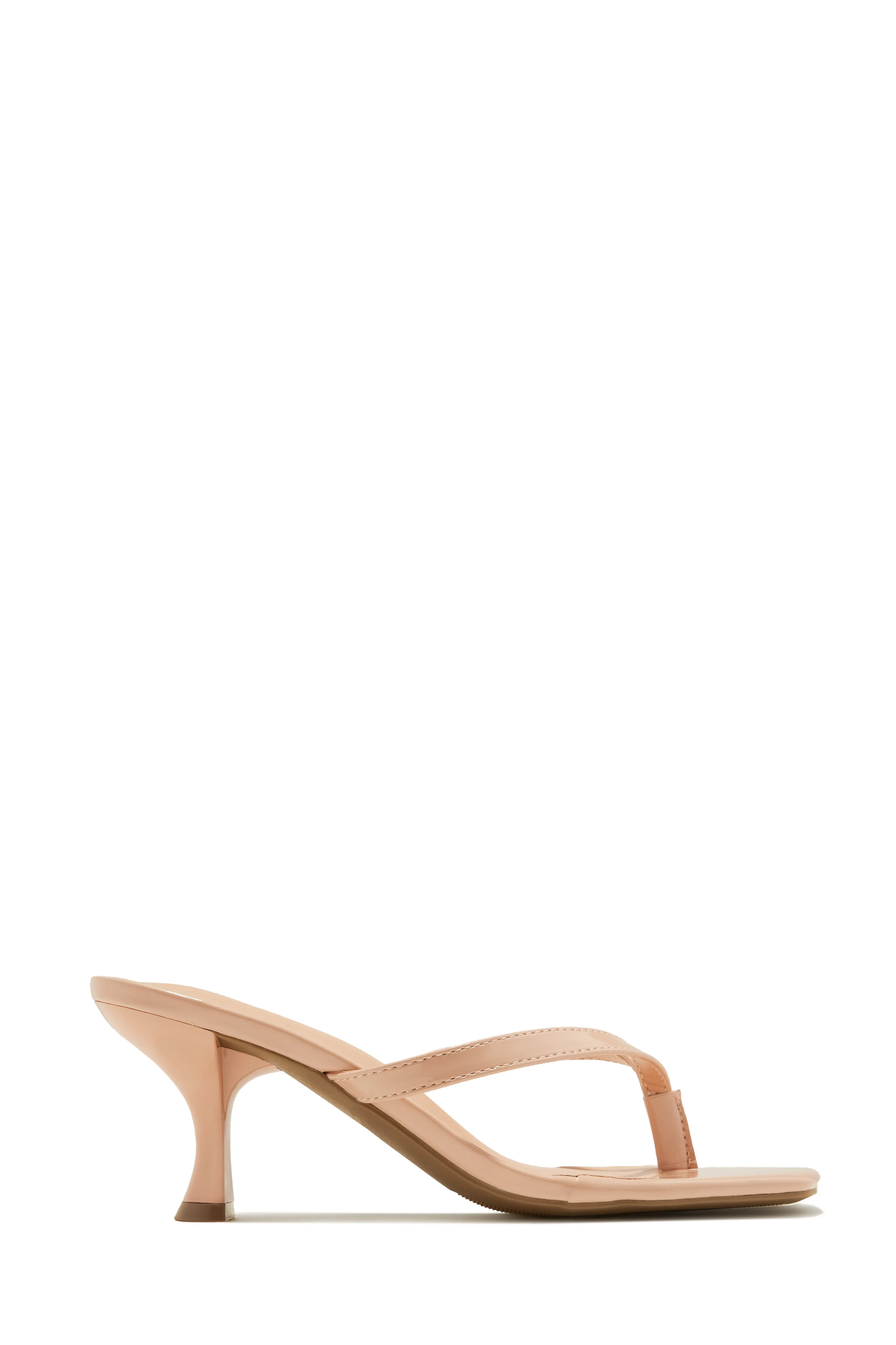 Karley Mid Heel Mules - Chestnut