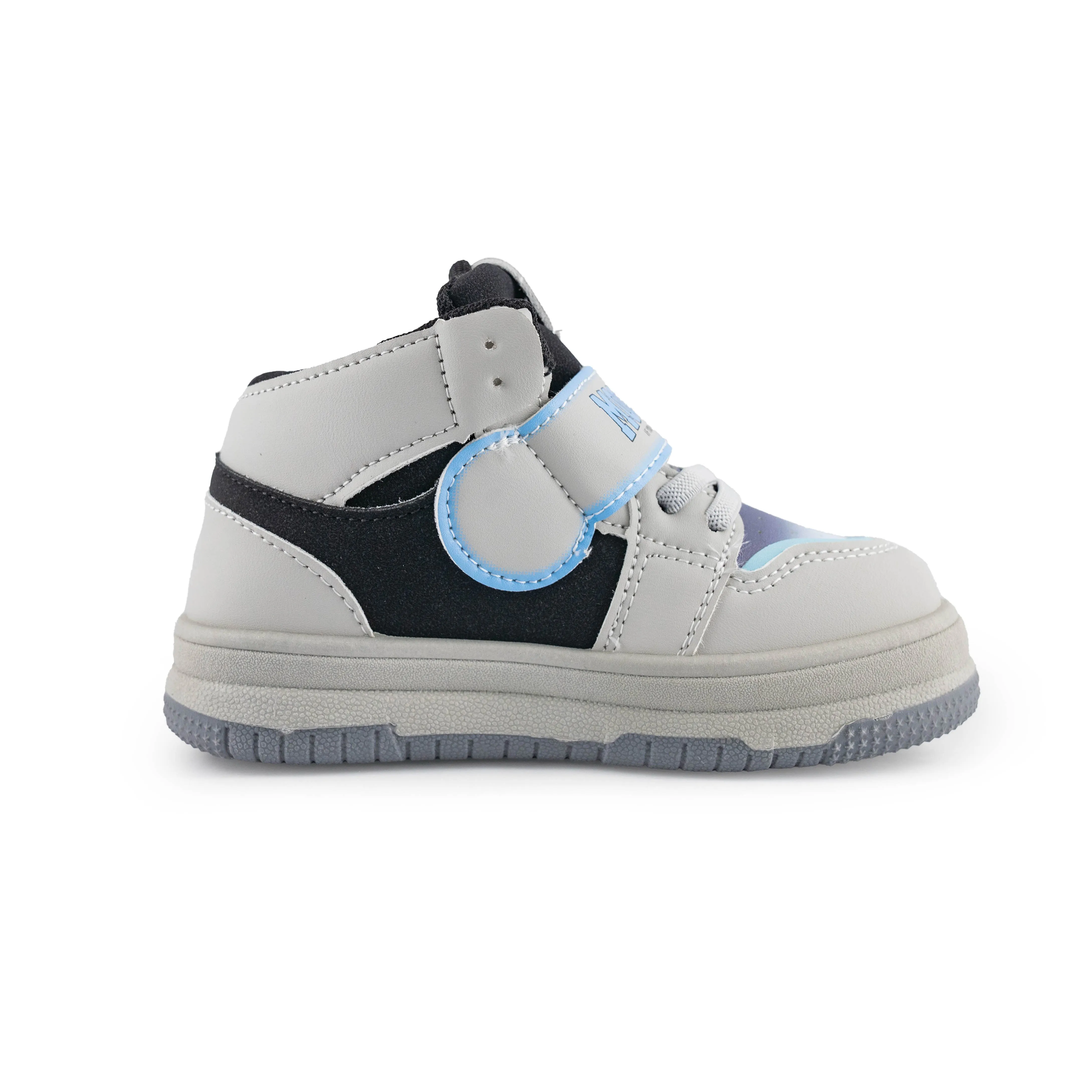 Kids' Cute Bear High-Top Sneaker SY183 Gray