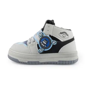 Kids' Cute Bear High-Top Sneaker SY183 Gray