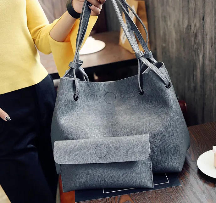 Large Tote Bag PU Leather Casual Hand Bag