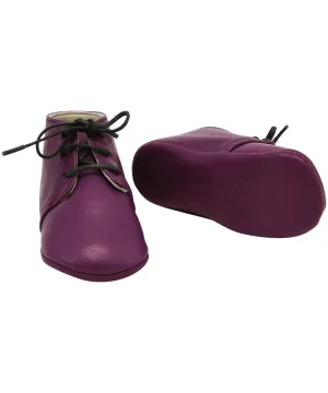 Little Royals Leather booties Gaby - Mauve