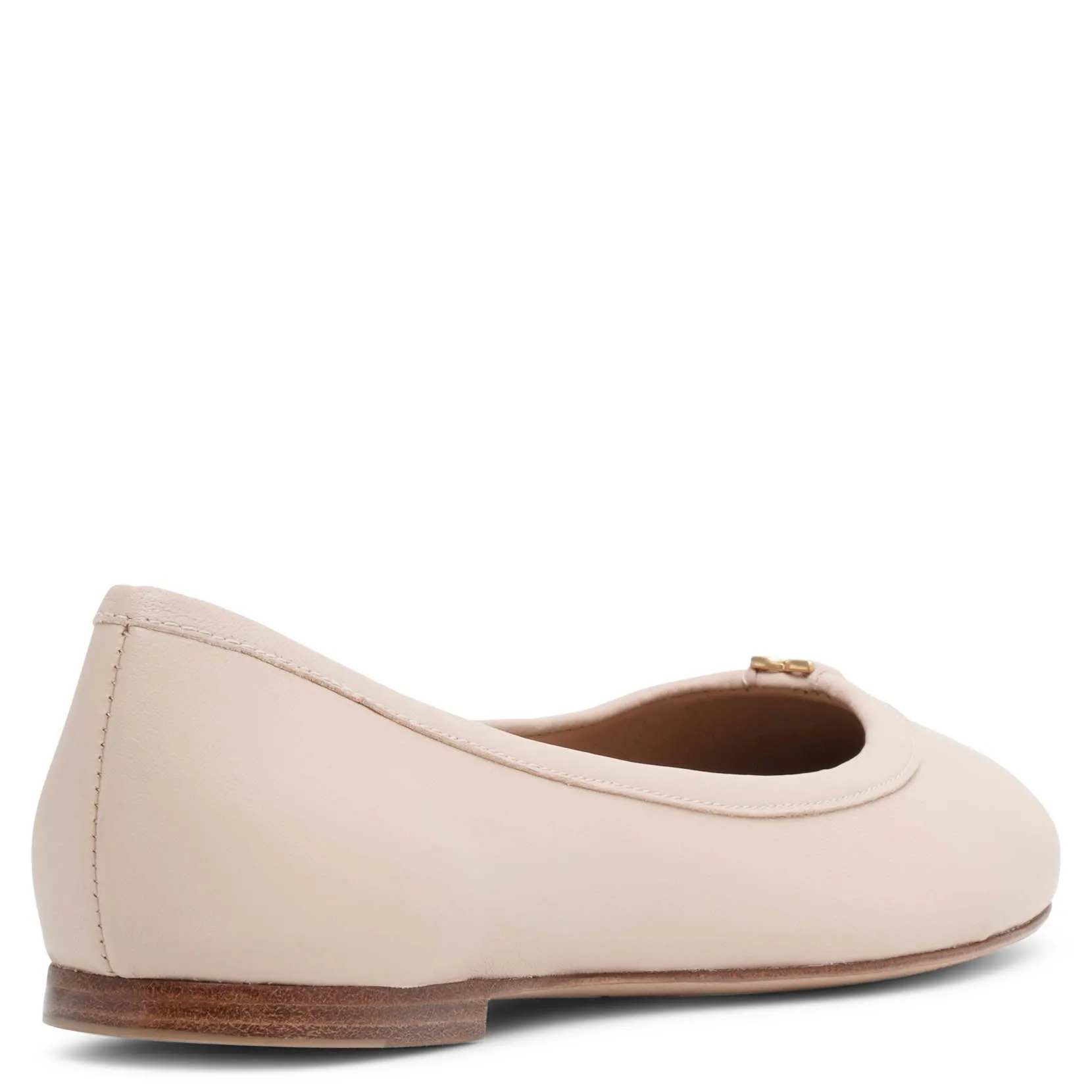 Marcie beige leather ballerinas