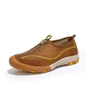 Men Mesh Outdoor Hiking Water Friendly Sneakers