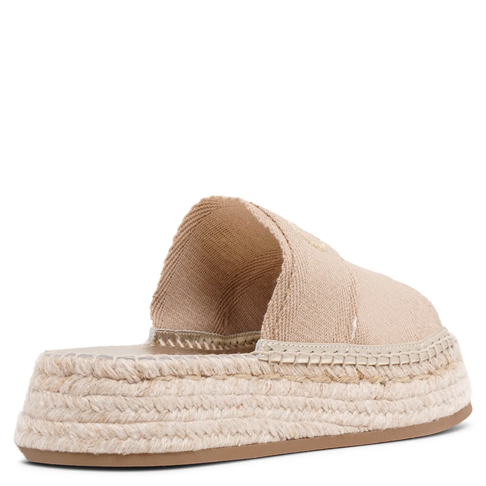 Mila beige linen flats