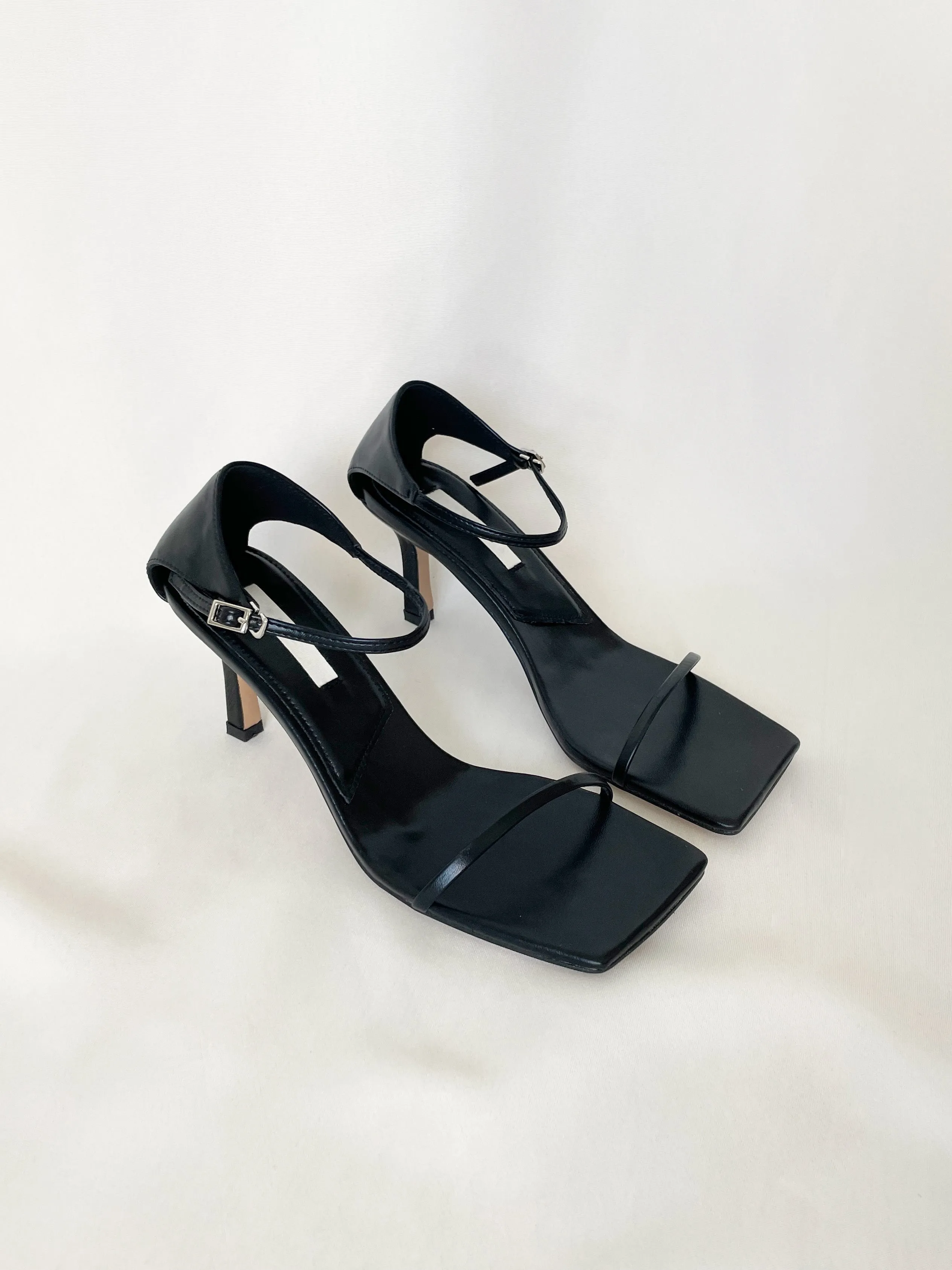 Minimal Strappy Heel Sandals