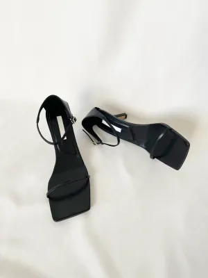 Minimal Strappy Heel Sandals