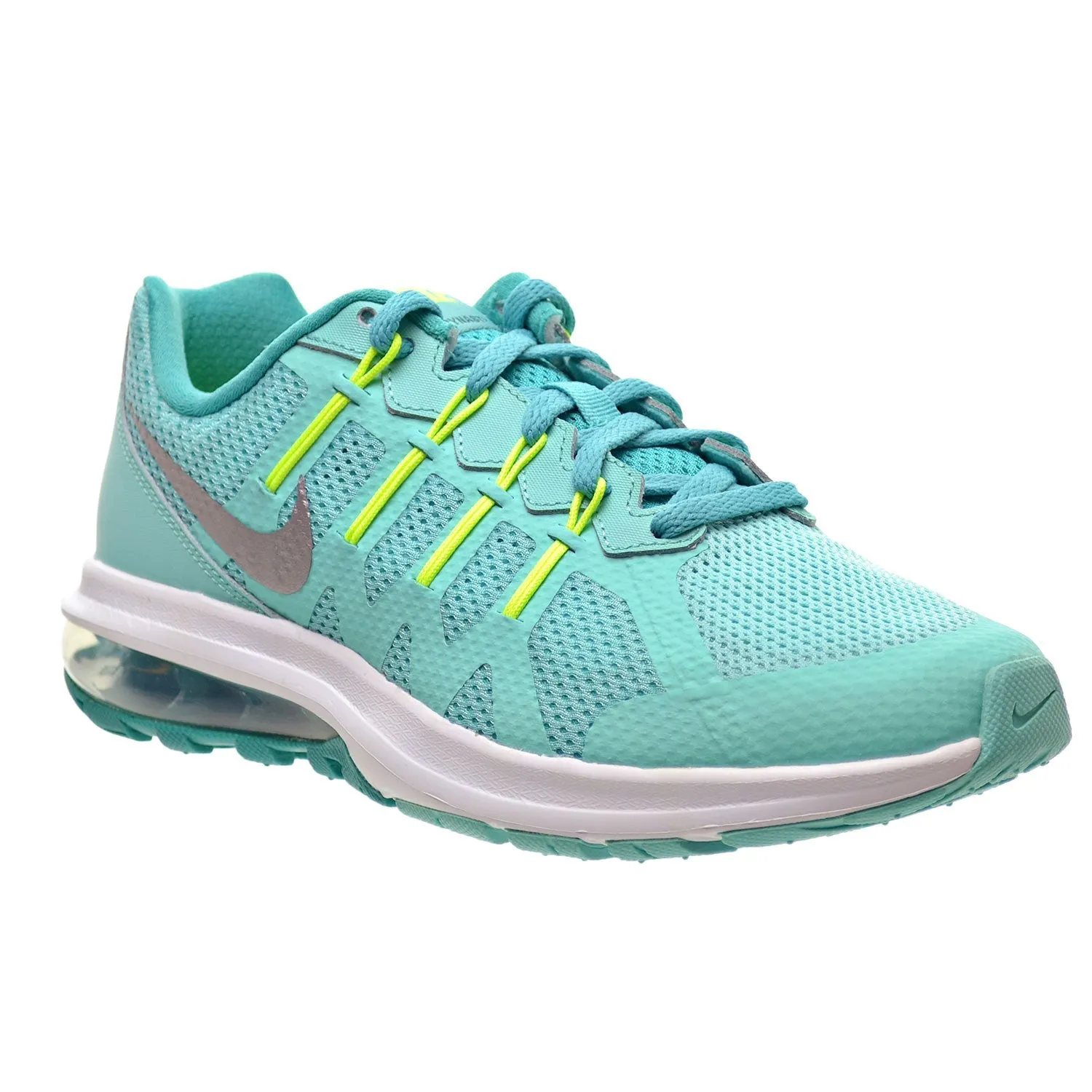 Nike Air Max Dynasty (GS) Big Kid's Shoes Hyper Turquoise/Metallic Silver/White