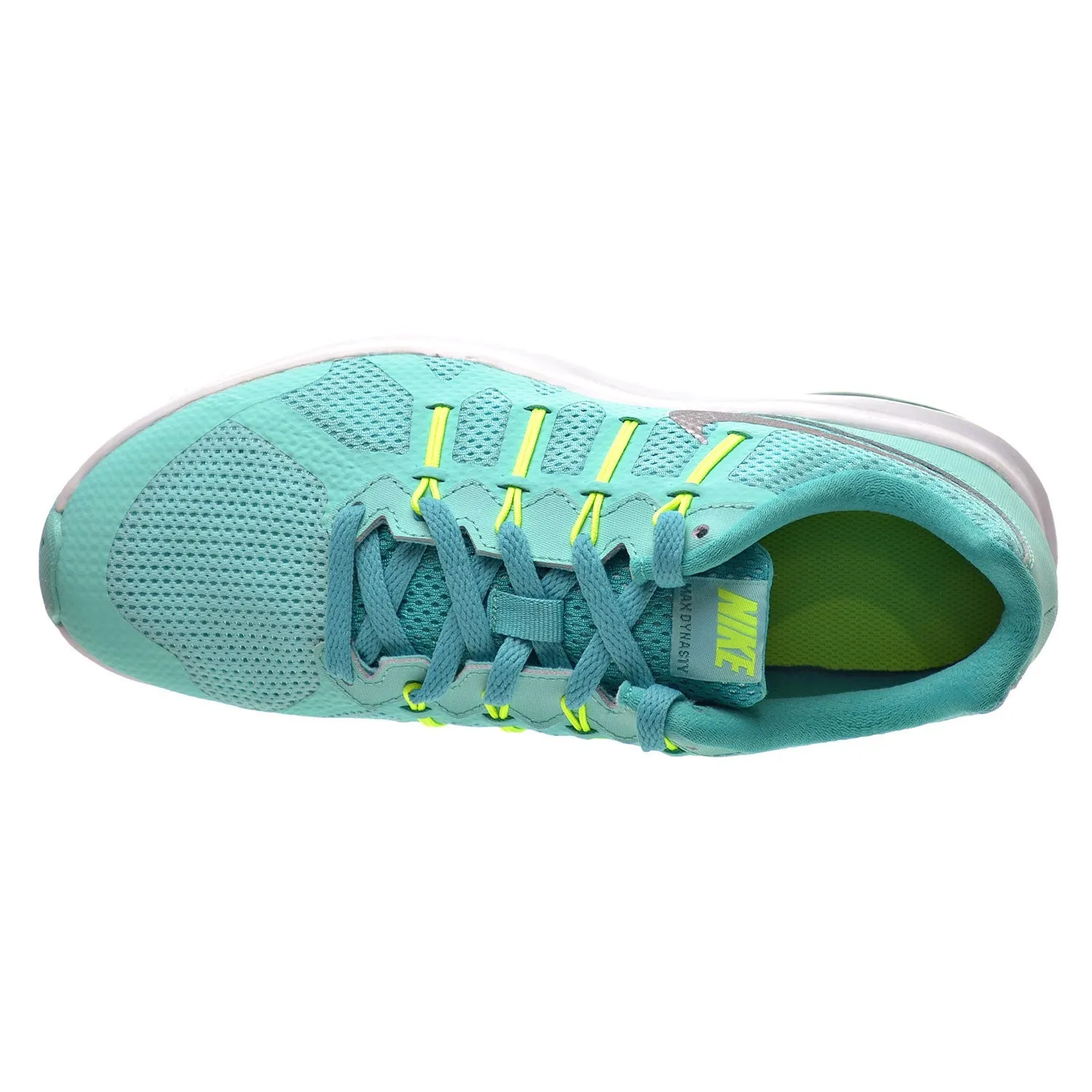 Nike Air Max Dynasty (GS) Big Kid's Shoes Hyper Turquoise/Metallic Silver/White