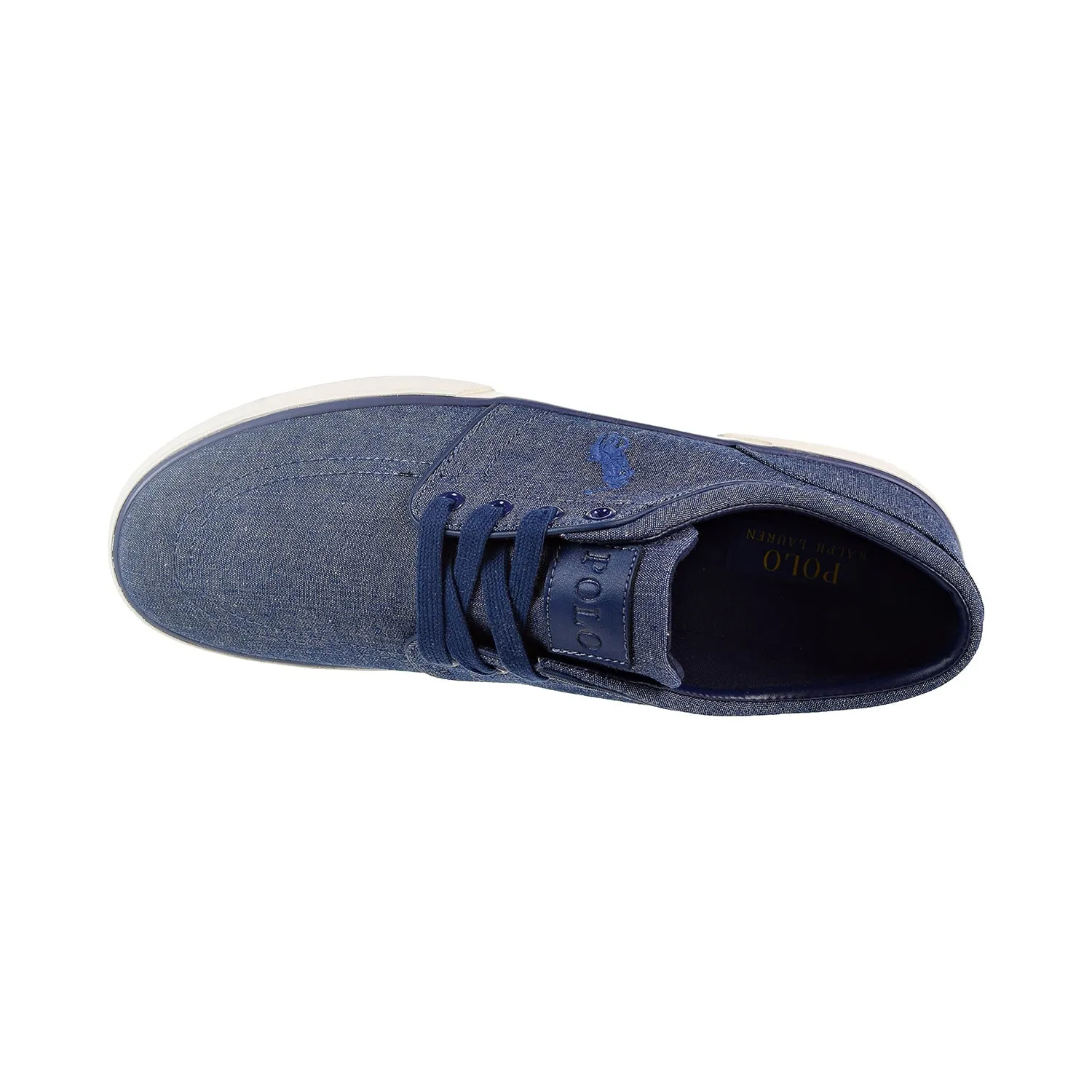 Polo Ralph Lauren Faxon Low Men's Shoes Indigo Blue/Chambray
