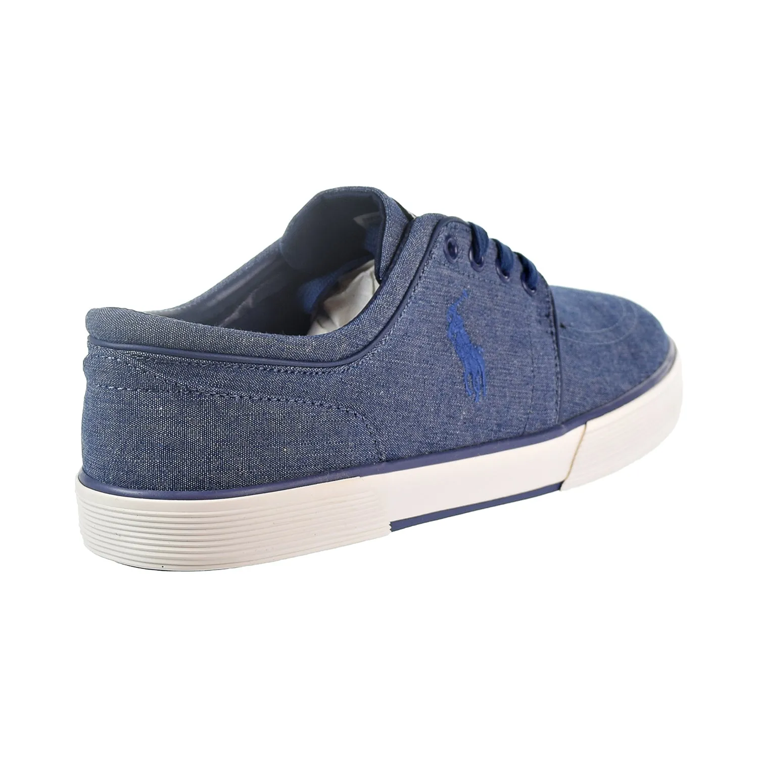 Polo Ralph Lauren Faxon Low Men's Shoes Indigo Blue/Chambray
