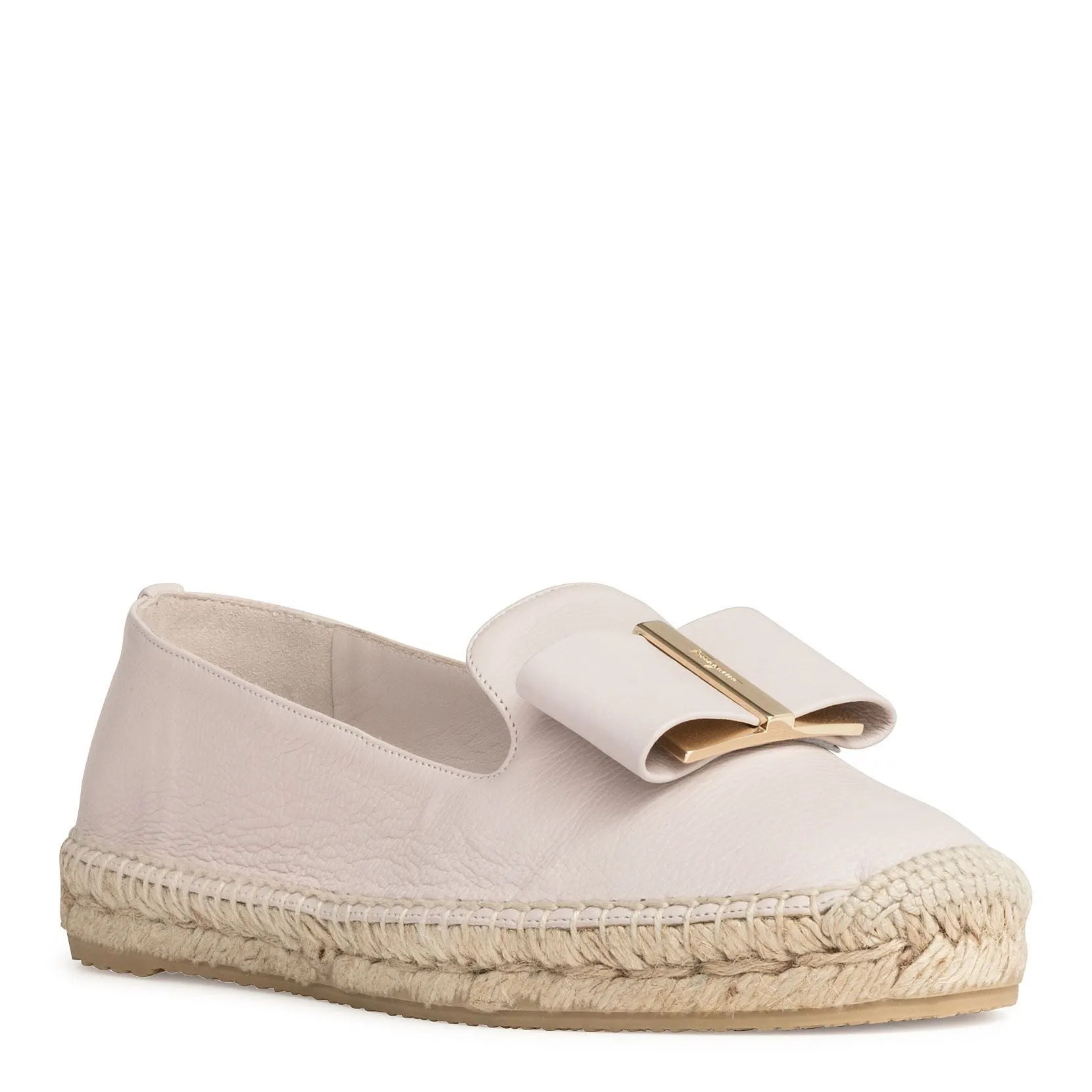 Sannio off-white leather espadrilles
