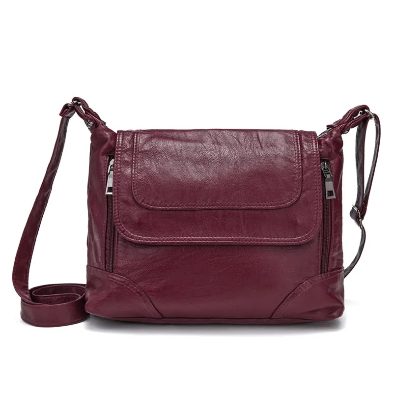 Soft Pu Leather Crossbody & Shoulder Bag