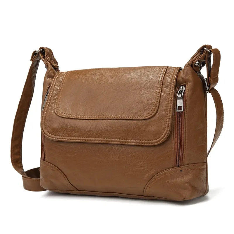 Soft Pu Leather Crossbody & Shoulder Bag