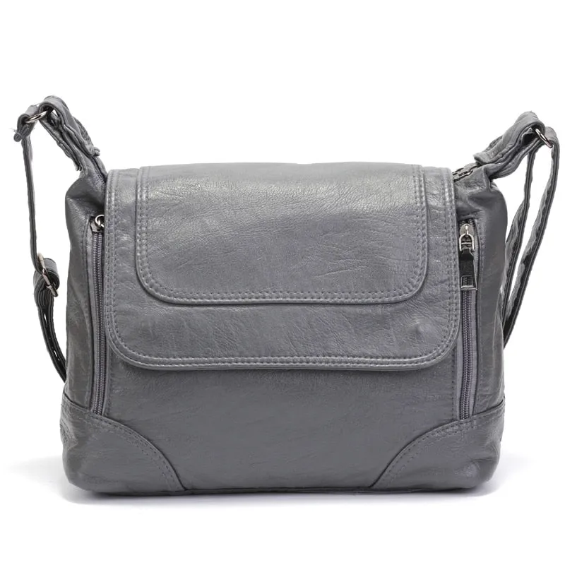 Soft Pu Leather Crossbody & Shoulder Bag