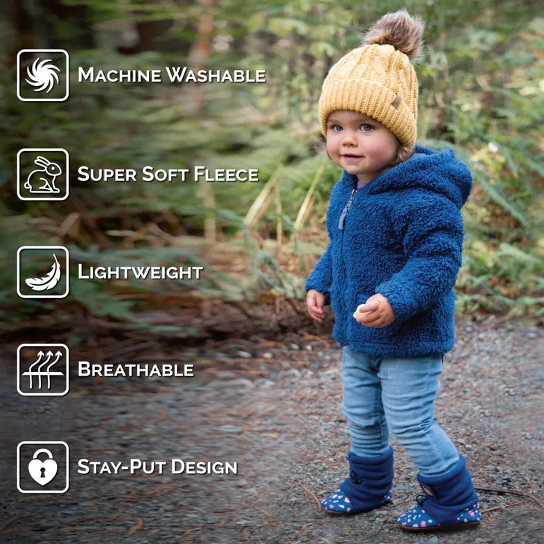 Stay-Put Cozy Booties