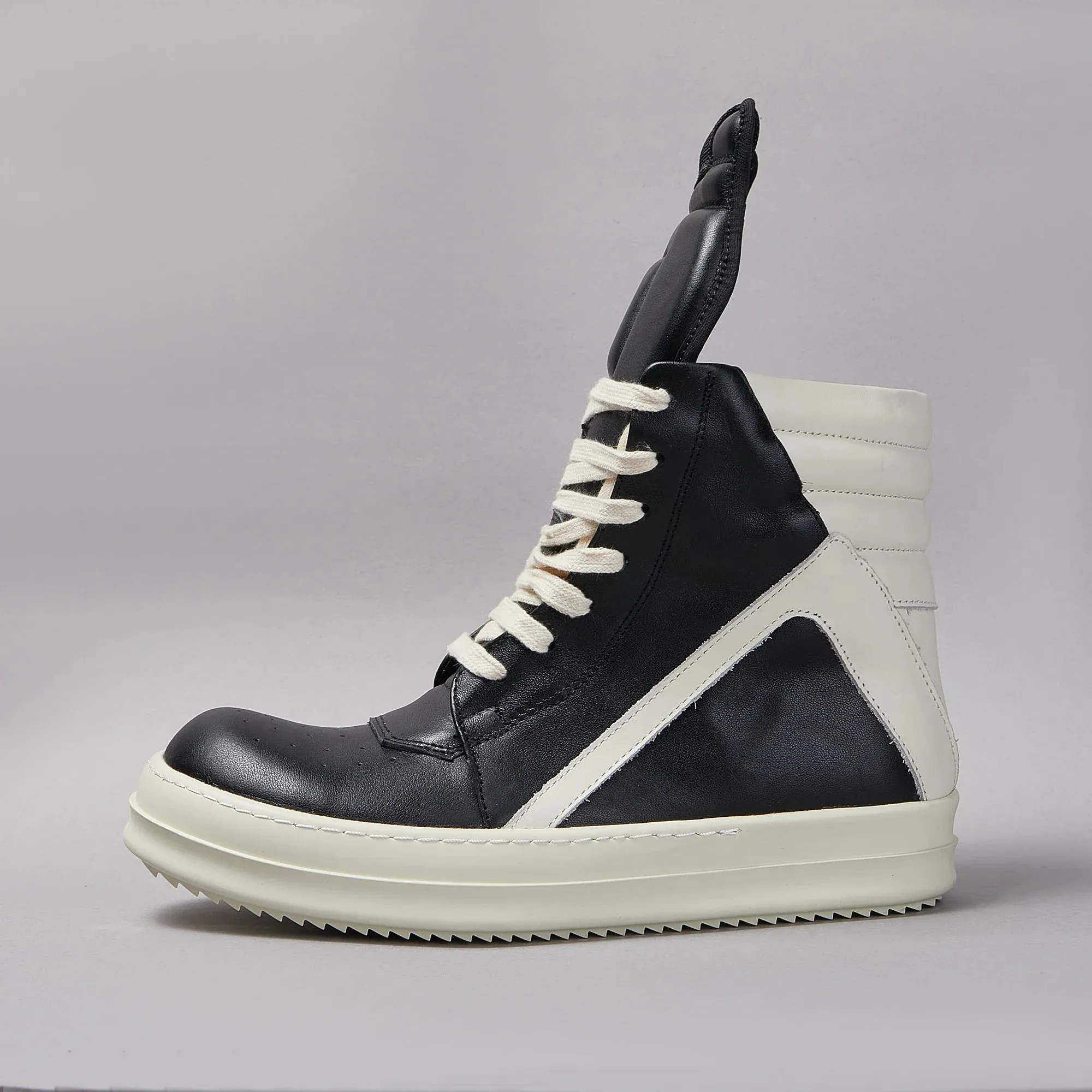 The Geobasket Leather Sneakers High Top Trainers HQ Reps