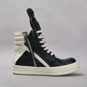 The Geobasket Leather Sneakers High Top Trainers HQ Reps