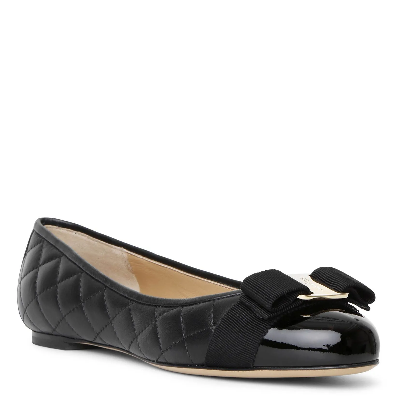 Varina Q black flat ballet flats