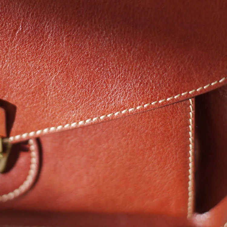 Vintage Women's Genuine Leather Shoulder Bags Handbags Purse for Women