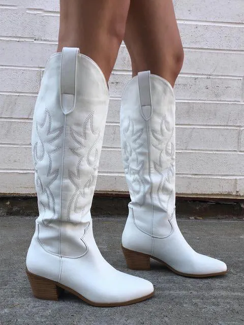 White Cowgirl Boots Ashore Western Shop Cowboy Cowgirls Embroidery Western Boots