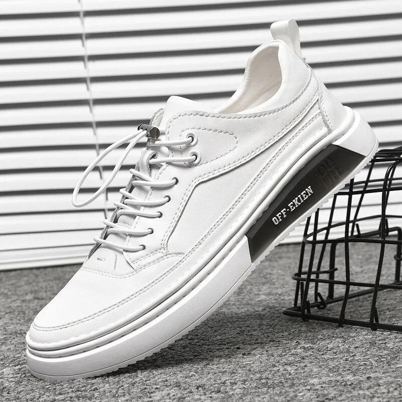 Xituodai  White Men's Sneakers Light Casual Shoes for Men Breathable Leather Shoes Men Men Shoes High Quality Driving Shoes Outdoor