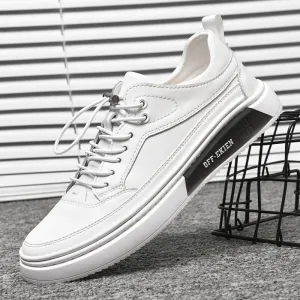 Xituodai  White Men's Sneakers Light Casual Shoes for Men Breathable Leather Shoes Men Men Shoes High Quality Driving Shoes Outdoor