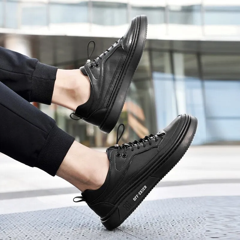 Xituodai  White Men's Sneakers Light Casual Shoes for Men Breathable Leather Shoes Men Men Shoes High Quality Driving Shoes Outdoor