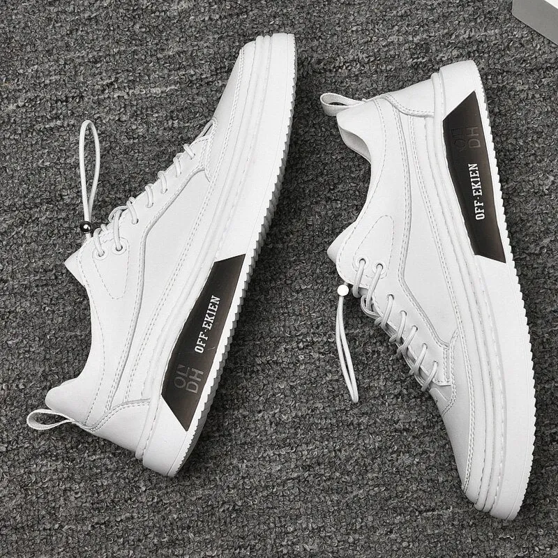 Xituodai  White Men's Sneakers Light Casual Shoes for Men Breathable Leather Shoes Men Men Shoes High Quality Driving Shoes Outdoor
