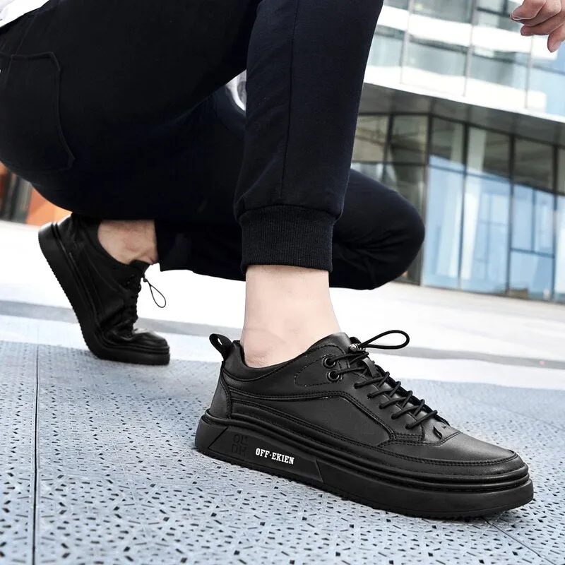Xituodai  White Men's Sneakers Light Casual Shoes for Men Breathable Leather Shoes Men Men Shoes High Quality Driving Shoes Outdoor