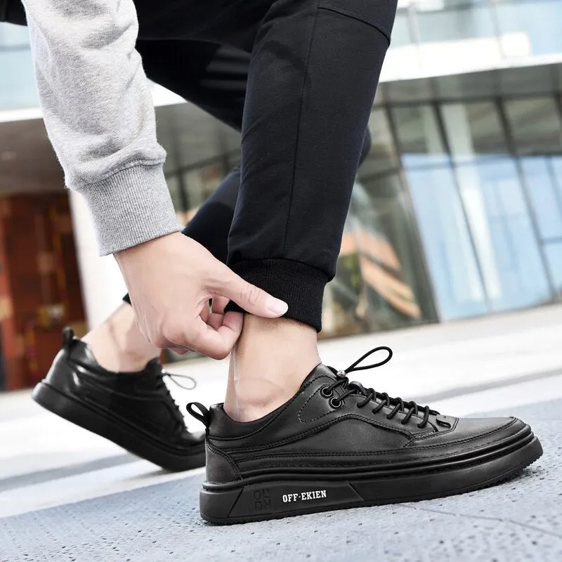 Xituodai  White Men's Sneakers Light Casual Shoes for Men Breathable Leather Shoes Men Men Shoes High Quality Driving Shoes Outdoor