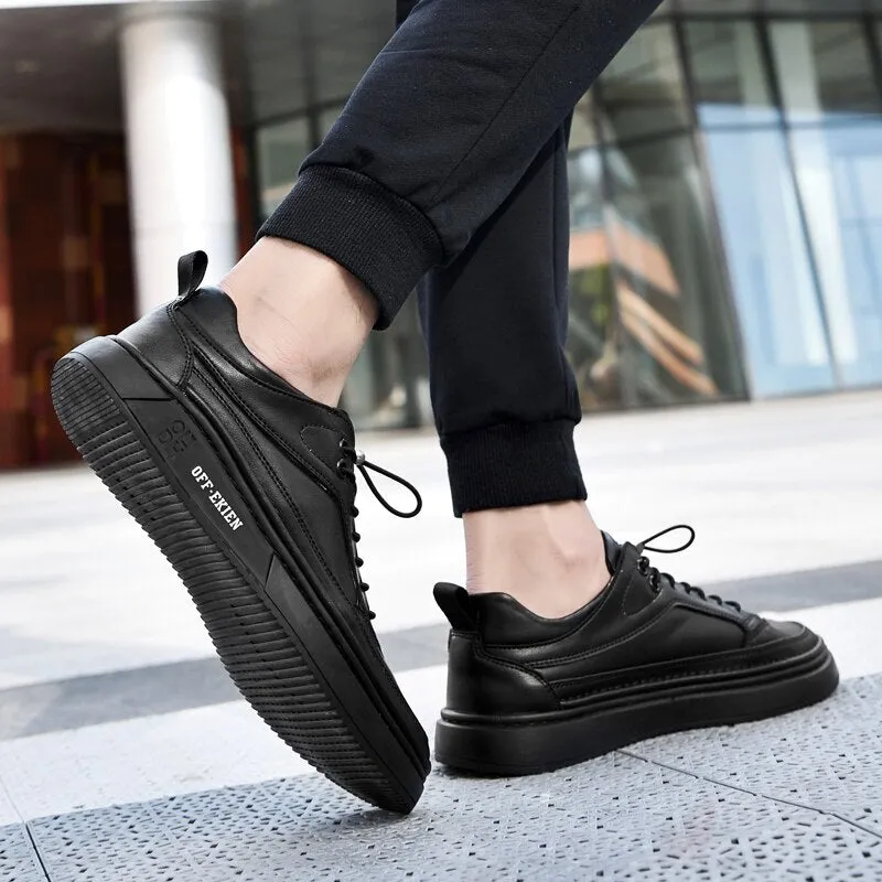 Xituodai  White Men's Sneakers Light Casual Shoes for Men Breathable Leather Shoes Men Men Shoes High Quality Driving Shoes Outdoor